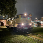 218 105-5 auf der Frankfurter Hafenbahn (x.09.2021 - Foto: Timon Kuchenbecker)