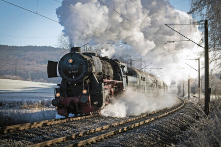 52 4867 in voller fahrt zwischen Idstein und Wiesbaden ©Gerhard Hohl