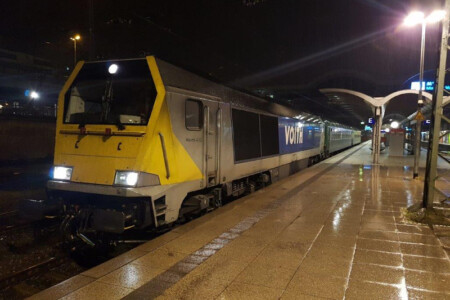 Überführung der Wagen nach Rastatt : Zwischenhalt im Mainzer Hbf (23.02.2021)