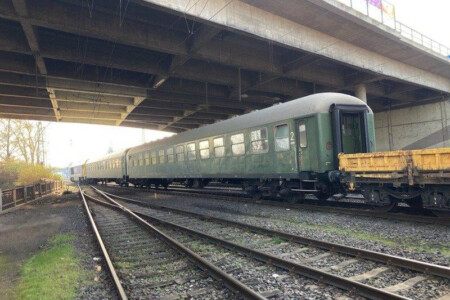 rangieren in Rastatt - Sprayer Schaden an 2 Bm234 Wagen (23.02.2021)