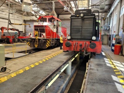 236 406-5 - Motor-Ölwechsel (18.05.2022 - Foto: Wolfgang Rotzler)