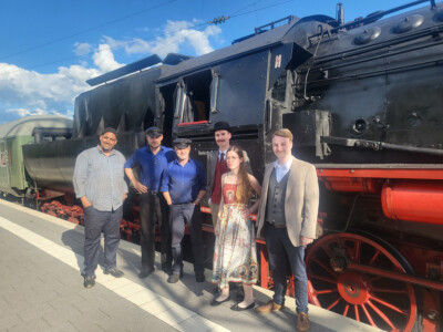 Gäste vor 52 1360 (Pfingsten 2022 - Foto: Oliver Kraatz)