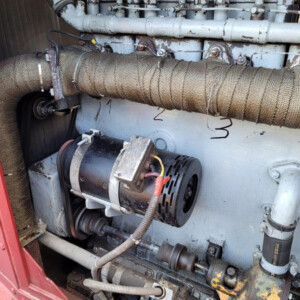 die ausgeliehene Lichtamschine in Köf 322 607-3 (September 2023 - Foto: Wolfgang Rotzler)