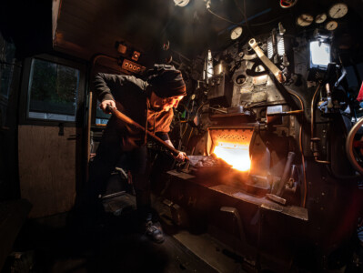 Mädelsdampf auf der Hafenbahn (28.4.2024 - Foto: Simon Klinz)