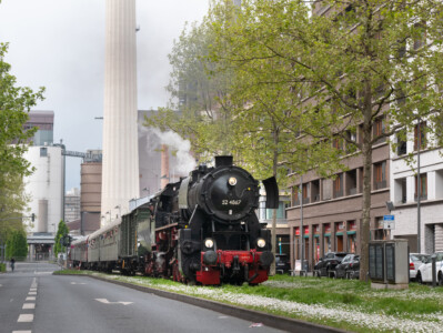 Mädelsdampf auf der Hafenbahn (28.4.2024 - Foto: Simon Klinz)