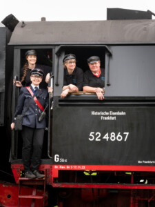 Mädelsdampf auf der Hafenbahn (28.4.2024 - Foto: Simon Klinz)