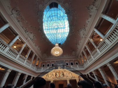 Schloss Henkell in Wiesbaden - Wiedereröffnung der Aartalbahn (3.1.2024 - Foto: Vladana Faustová)